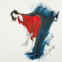 Art Complex by Yohji Yamamoto A Beauty Looking Back（見返り美人）限定ポストカード