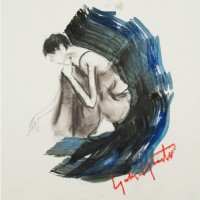 Art Complex by Yohji Yamamoto A Beauty Looking Back（見返り美人）限定ポストカード