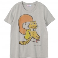 マムアンちゃんとドラやんTシャツ（グレー）