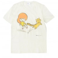 マムアンちゃんとドラちゃんTシャツ（ホワイト）