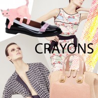 「CRAYONS – “Play with Colors!”」はCato Friendのイラストも組み合わせてコラージュできる