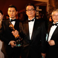 第81回アカデミー賞外国語映画賞を受賞した『おくりびと』の滝田洋二郎監督、本木雅弘、広末涼子ら