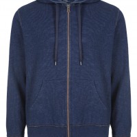 Indigo Zip Hoodie