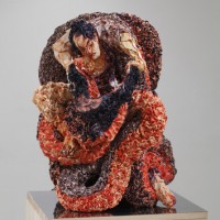 窪田美樹新作展「AN IMAGE 2」新栄・背中（2012）インクジェットプリント