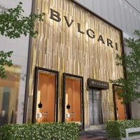 「ブルガリ（BVLGARI）」ヒルトンプラザウェスト店ファサードパース