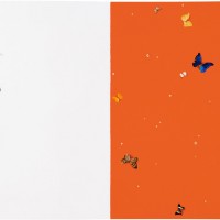 ダミアン・ハーストが手掛けた初のアートブック『ABC』、「O」のページ