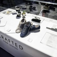 「CRAFTED FOR LEXUS」の製品展示