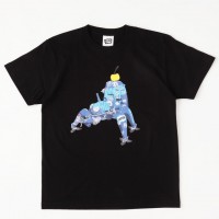 TACHIKOMA ICECREAM　TEE　Tシャツ　攻殻機動隊S.A.C.のブルー×ブラック