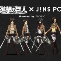 JINS PC、「進撃の巨人」とコラボメガネ発表。エレン、リヴァイや4モデル