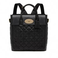 Black Quilted Nappa