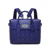 Indigo Quilted Nappa