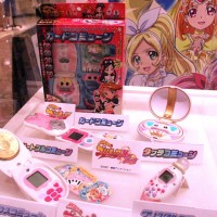 歴代のプリキュアたちの変身アイテムも展示