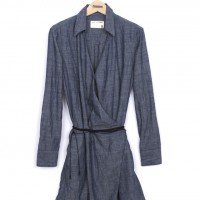 限定アイテム「Wrap Dress chambray」3万5,640円