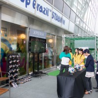 アディダス特設カフェ「2014 FIFA World Cup Brazil TM STADIUM」外観