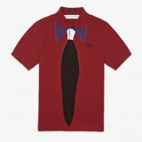 「Gary Hume Tie Print Fred Perry Shirt」