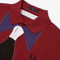 「Gary Hume Tie Print Fred Perry Shirt」