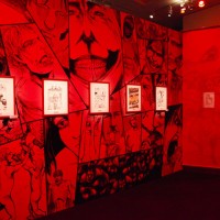 進撃の巨人展「原画の世界」セクション