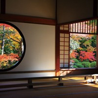 JR東海「そうだ京都、行こう」ポスターアーカイブ展（写真は源光庵）