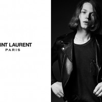 SAINT LAURENT PERMANENT COLLECTION /  "L17"  LEATHER  JACKET