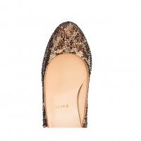 限定アイテム「FIFI 100 Strass Leopard Suede Burma」 48万5,000円