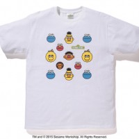 「SESAME STREET(R) TEE #01」（税込7,560円／キッズ税込5,616円）