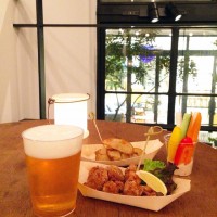 日本クラフトビール「東京ブロンド」を樽生で味わえるビアガーデン／表参道の「ニールズヤード グリーンスクエア」