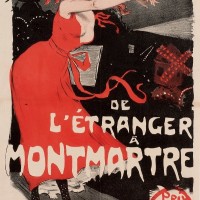 ジュール・グリュン《「外国人のためのモンマルトルの案内人」のポスター》1900年 紙、リトルグラフ モンマルトル美術館