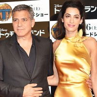 ジョージ・クルーニー＆妻アマル／(C) Getty Images