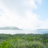 空の青さ、緑の濃さが圧巻