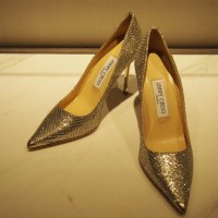 ジミー チュウ（Jimmy Choo）グリッターパンプス（7万円）