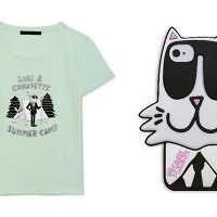 カットソー＆iPhoneケース／カール・ラガーフェルド×ティファニー・クーパーのミニコレクション