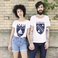 「プチバトー」がKonbiniとのコラボレーションによるTシャツコレクション「LES ESCALES PETIT BATEAU」を発売