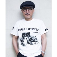 「グラウンド ワイ」が「WORLD HAPPINESS」とのコラボレーションTシャツを発売