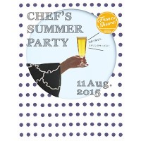 キハチ青山本店がの恒例イベント「Fun to Share!～CHEF’S SUMMER PARTY 2015～」を開催