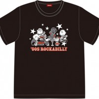 ロカビリーを楽しむピーナッツの仲間たちがプリントされたTシャツ（3,300円）