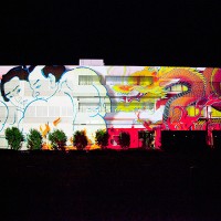 「1 minute projection mapping 2015」が新潟市歴史博物館みなとぴあにて開催