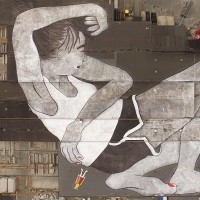 フランス人アーティスト「Ella & Pitr」が完成させた世界で一番大きな壁画／「Nuart Festival」15周年記念作品