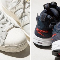 ZOZOTOWN10周年を記念したコラボシューズ／【左】「adidas Originals for ZOZOTOWN『SUPERSTAR 80s ZOZO』」（税込2万3,760円）＆【右】「Instapump Fury for ZOZOTOWN」（税込2万304円）