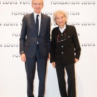 小沢征爾とベルナール･アルノー（LVMH モエヘネシー･･ルイヴィトン社長兼CEO/ フォンダシオンルイ･ヴィトンプレジデント）