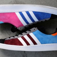 アディダス オリジナルス、THE FOURNESS、ジャムホームメイドのトリプルコラボレーションによるスニーカー「adidas Originals『CAMPUS 80s』 by JAM HOME MADE（R） × THE FOURNESS」（1万8,000円）