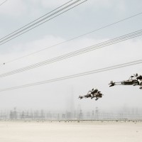 Dark Lens, Two Speeder Bikes, Dubai, 2009