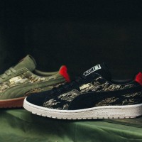 プーマ×mita sneakers、SBTGのオリジナルカモアートのコラボスニーカー発売