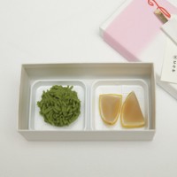 お土産「抹茶きんとん」「柚子羹」／とらや