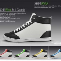 スマフォでデザインをアニメーションする次世代型スニーカー「ShiftWear」