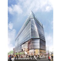 東京・銀座の数寄屋橋交差点に開業する大型商業施設、銀座5丁目プロジェクト（仮）の名称が「東急プラザ銀座」に決定