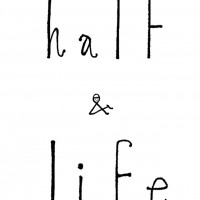 ミナ ペルホネンが伊勢丹新宿店で開催するイベント「half & life」のロゴ