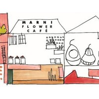 マルニがイタリアならではの文化に根ざしたブランド初のカフェ「MARNI FLOWER CAFE」を阪急うめだ本店3階にオープン