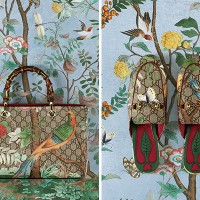 グッチが16SSコレクションに登場した新作プリント「Gucci Tian」をフィーチャーしたカプセルコレクションを発売