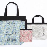 パスザバトン表参道店では「LovedLeftovers」シリーズの新作となるファブリックブランド・LIBERTY ART FABRICS’とのコラボレーションバッグを発売