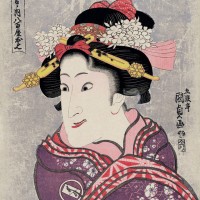 歌川国貞 「大当狂言ノ内 八百屋お七」五代目岩井半四郎 文化11,12 （1814,15）年